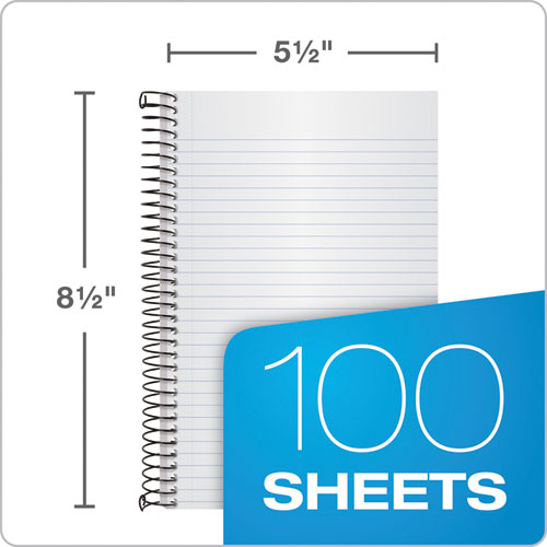 Color Notebooks, 1 Subject, Narrow Rule, Graphite Cover, 8.5 X 5.5, 100 Sheets
