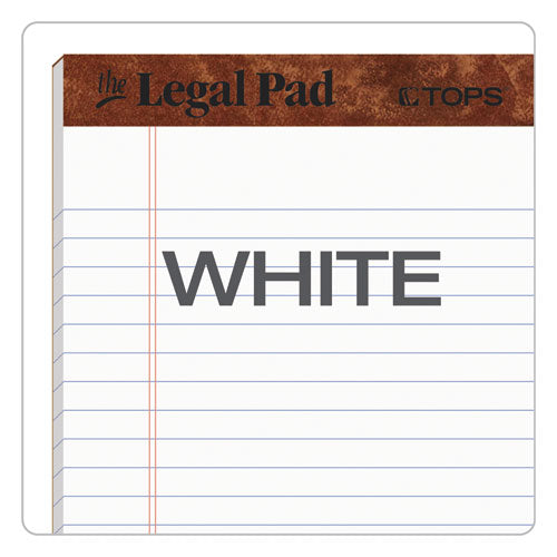 "the Legal Pad" Perforated Pads, Narrow Rule, 5 X 8, White, 50 Sheets, Dozen