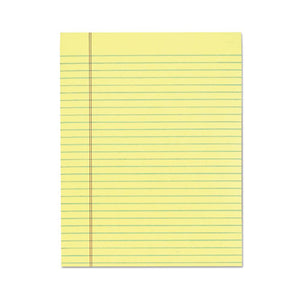 "the Legal Pad" Glue Top Pads, Wide-legal Rule, 8.5 X 11, Canary, 50 Sheets, 12-pack