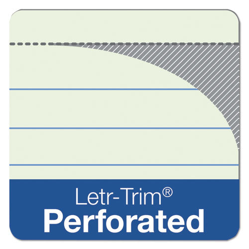 "the Legal Pad" Ruled Pads, Wide-legal Rule, 8.5 X 11.75, Green Tint, 50 Sheets, Dz
