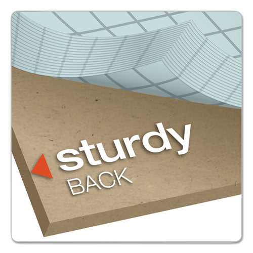 Prism Quadrille Perforated Pads, 5 Sq-in Quadrille Rule, 8.5 X 11.75, Blue, 50 Sheets, 12-pack