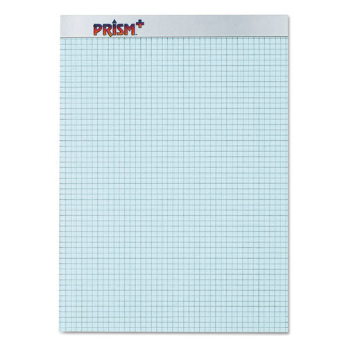 Prism Quadrille Perforated Pads, 5 Sq-in Quadrille Rule, 8.5 X 11.75, Blue, 50 Sheets, 12-pack