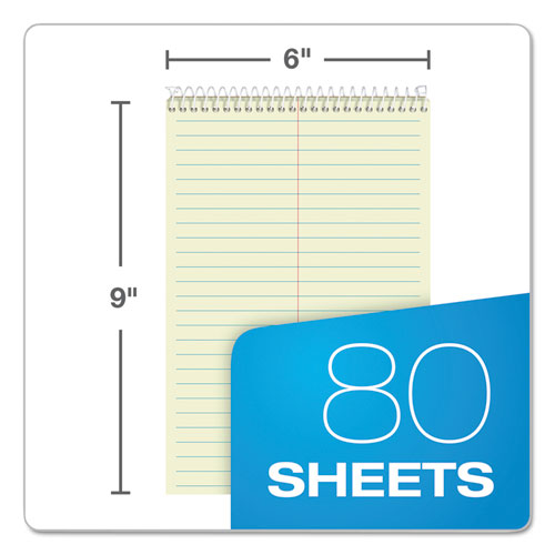 Gregg Steno Books, Gregg Rule, 6 X 9, Green Tint, 80 Sheets