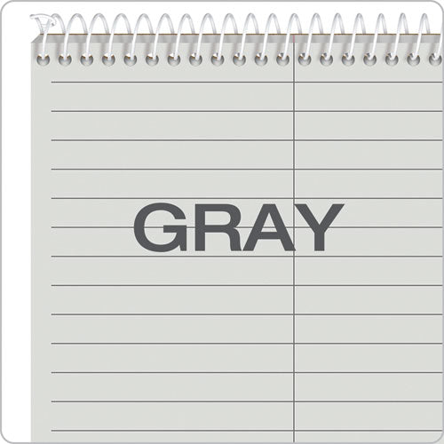 Prism Steno Books, Gregg Rule, 6 X 9, Gray, 80 Sheets, 4-pack