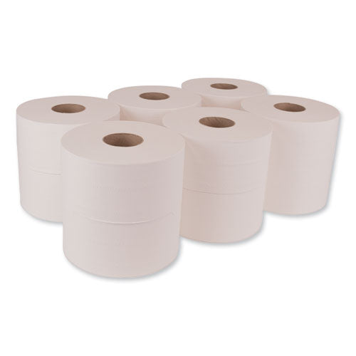 Advanced Jumbo Bath Tissue, Septic Safe, 2-ply, White, 3.48" X 751 Ft, 12 Rolls-carton