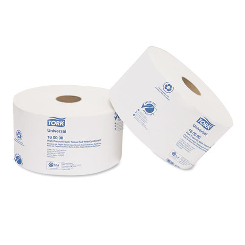 Universal High Capacity Bath Tissuel W-opticore, Septic Safe, 2-ply, White, 2000-roll, 12-carton