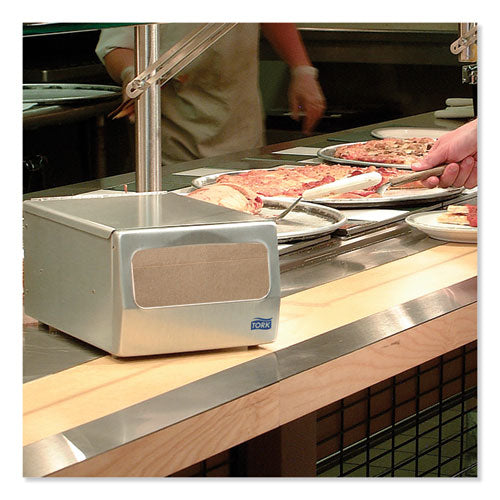 Masterfold Napkin Dispenser, 7.62 X 11.75 X 5.63, Brushed Steel