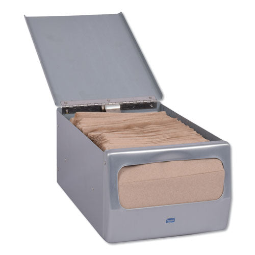 Masterfold Napkin Dispenser, 7.62 X 11.75 X 5.63, Brushed Steel