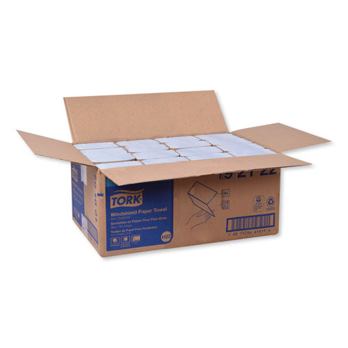 Windshield Towel, 9.13 X 10.25, Blue, 140-pack, 16 Packs-carton