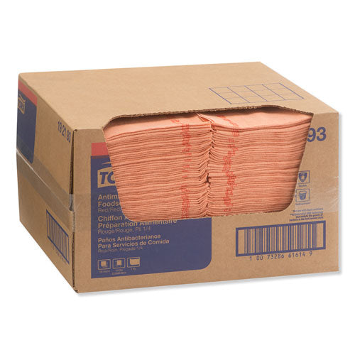 Foodservice Cloth, 13 X 24, Red, 150-box