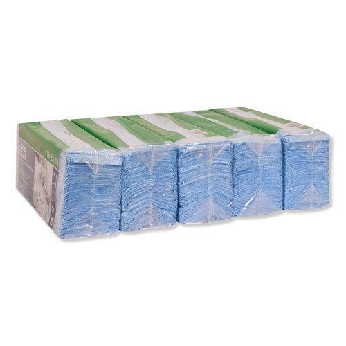 Low-lint Cleaning Cloth, 15.4 X 12.8, Blue, 80-bag, 5 Bags-carton