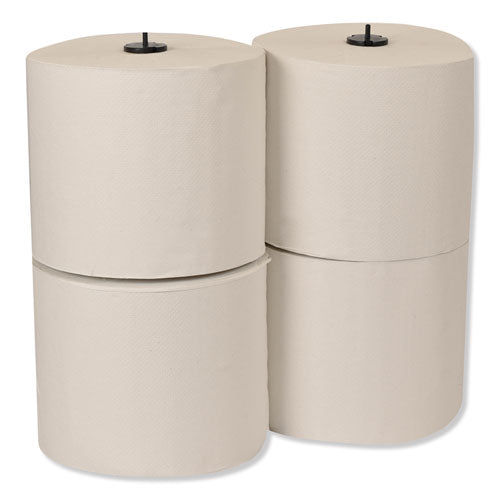 Basic Paper Wiper Roll Towel, 7.68" X 1150 Ft, White, 4 Rolls-carton