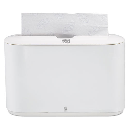 Countertop Towel Dispenser, White, Plastic, 14.76" X 6.69" X 10.43"