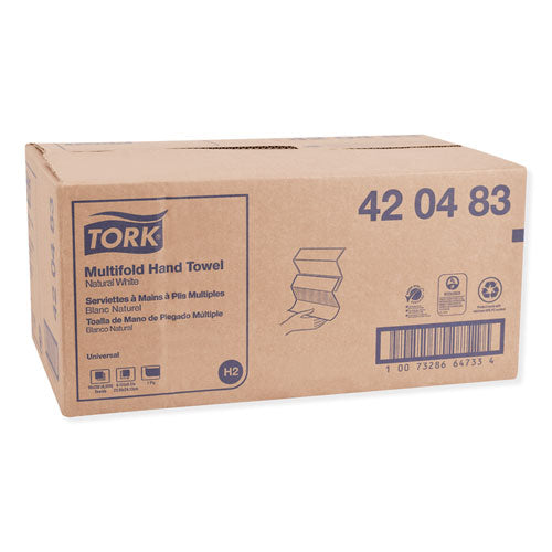 Multifold Towels, 9.13 X 9.5, Natural White, 250-pack, 16 Packs-carton