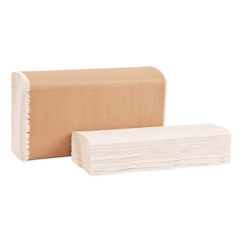 Multifold Towels, 9.13 X 9.5, Natural White, 250-pack, 16 Packs-carton