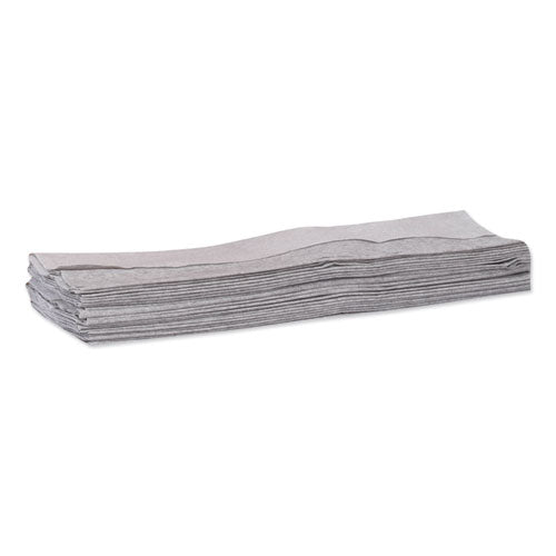 Industrial Cleaning Cloth Handy Box, 1-ply, 14 X 16.9, Gray, 280-pack