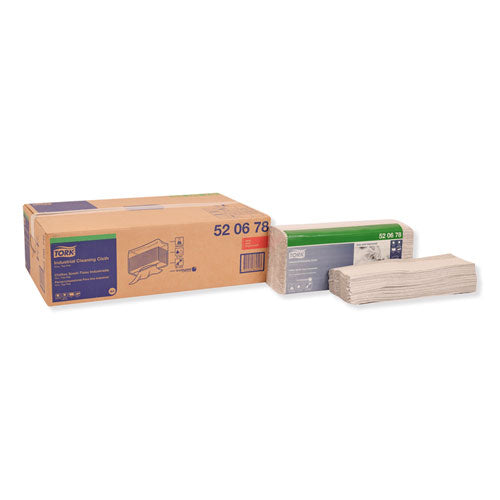 Industrial Cleaning Cloths, 1-ply, 14 X 16.9, Gray, 120-pack, 5-carton