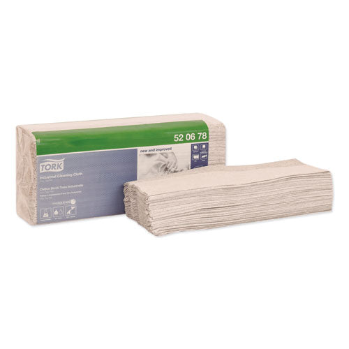Industrial Cleaning Cloths, 1-ply, 14 X 16.9, Gray, 120-pack, 5-carton