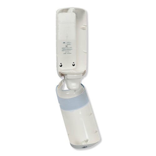Elevation Liquid Skincare Dispenser, 1 L Bottle; 33 Oz Bottle, 4.4" X 4.5" X 11.5", White