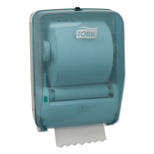 Washstation Dispenser, 12.56" X 18.09" X 10.57", Aqua-white