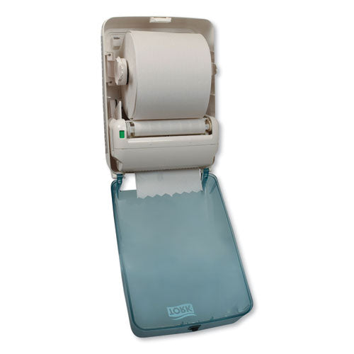 Washstation Dispenser, 12.56" X 18.09" X 10.57", Aqua-white