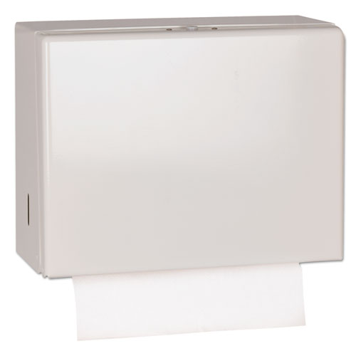 Singlefold Hand Towel Dispenser, 11.75" X 5.75" X 9.25", White