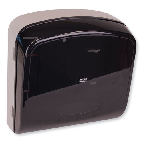 Multifold Hand Towel Dispenser, Plastic, 12.36" X 5.18" X 13", Smoke-gray