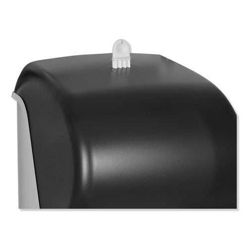 Hand Towel Roll Dispenser, 12 15-16 X 9 1-4 X 15 1-2, Smoke