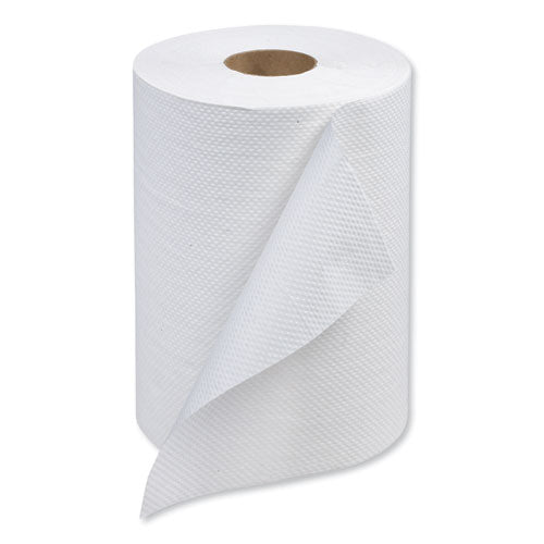 Universal Hardwound Roll Towel, 7.88" X 350 Ft, White, 12-carton