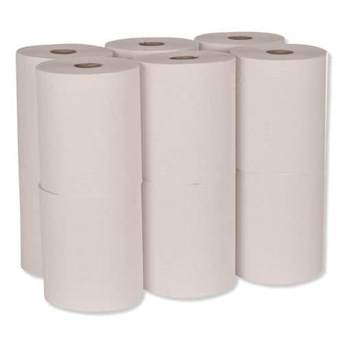 Universal Hand Towel Roll, 7.88" X 600 Ft, White, 12 Rolls-carton