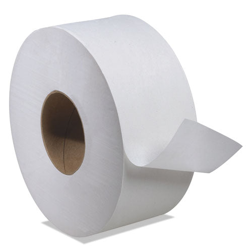 Universal Jumbo Bath Tissue, Septic Safe, 2-ply, White, 3.48" X 750 Ft, 12 Rolls-carton