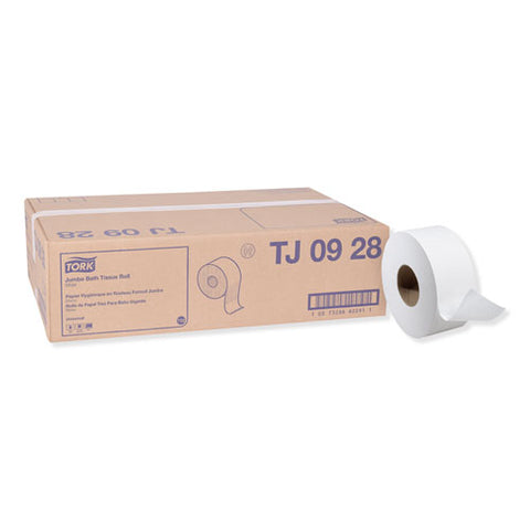 Universal Jumbo Bath Tissue, Septic Safe, 2-ply, White, 3.48" X 750 Ft, 12 Rolls-carton