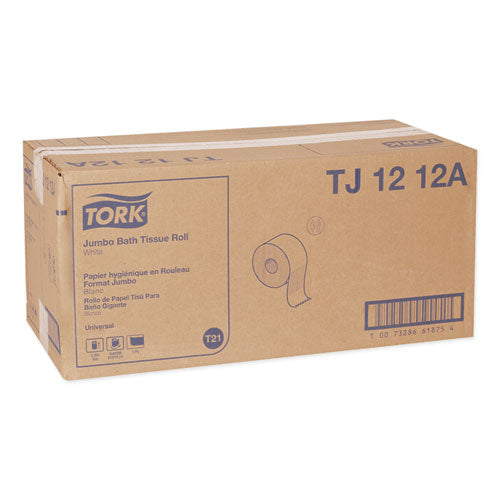 Universal Jumbo Bath Tissue, Septic Safe, 1-ply, White, 3.48" X 4,000 Ft, 6-carton