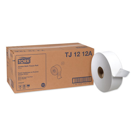 Universal Jumbo Bath Tissue, Septic Safe, 1-ply, White, 3.48" X 4,000 Ft, 6-carton