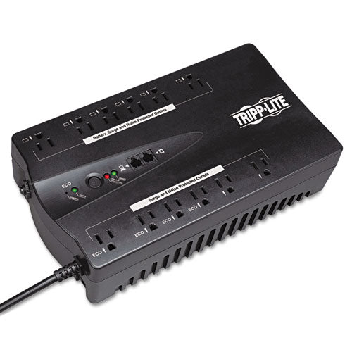 Eco Series Energy-saving Standby Ups With Usb, 12 Outlets, 750 Va, 420 J