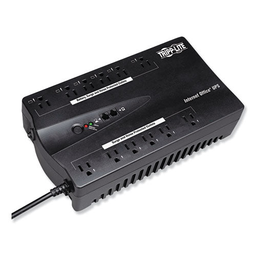 Internet Office Ultra-compact Desktop Standby Ups, Usb, 10 Outlets, 550 Va, 420 J