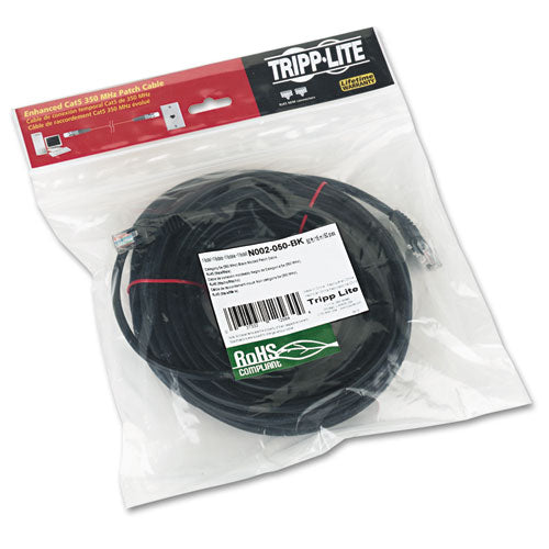 Cat5e 350mhz Molded Patch Cable, Rj45 (m-m), 50 Ft., Black