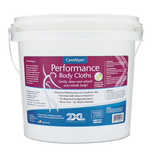 Performance Body Cloths, 7 X 8 1-2, White, 700-pack, 4 Pack-carton