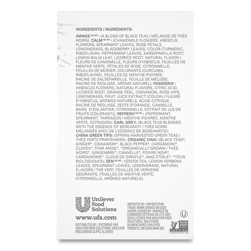 Assorted Tea Bags, Three Each Flavor, 24-box