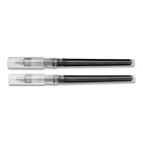 Refill For Uni-ball Vision Elite Roller Ball Pens, Bold Point, Black Ink, 2-pack