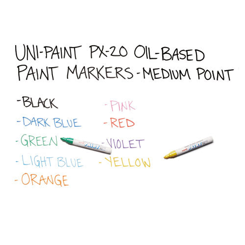 Permanent Marker, Medium Bullet Tip, Yellow