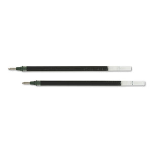 Refill For Uni-ball Gel Impact Gel Pens, Bold Point, Black Ink, 2-pack