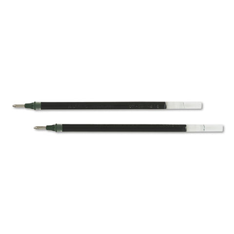 Refill For Uni-ball Gel Impact Gel Pens, Bold Point, Black Ink, 2-pack
