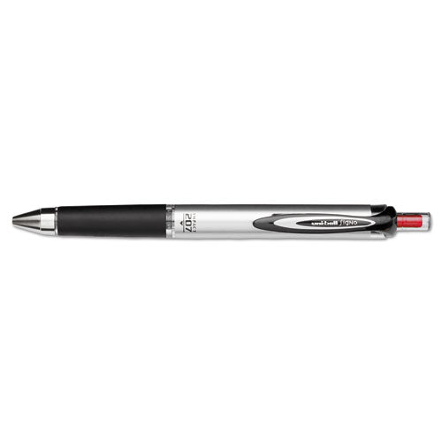 207 Impact Retractable Gel Pen, Bold 1mm, Red Ink, Black-red Barrel