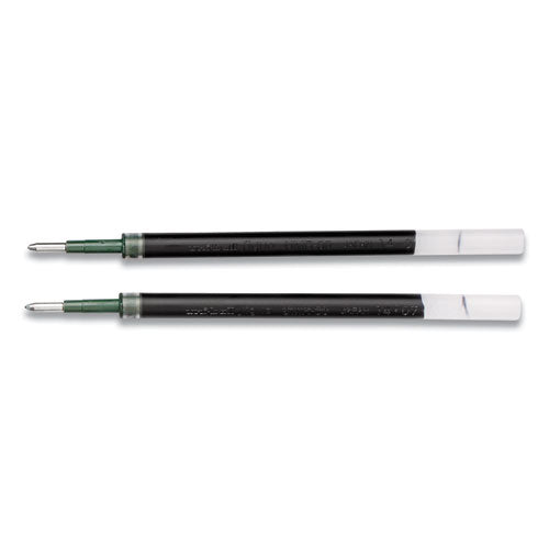 Refill For Uni-ball Gel 207 Impact Rt Roller Ball Pens, Bold Point, Black Ink, 2-pack