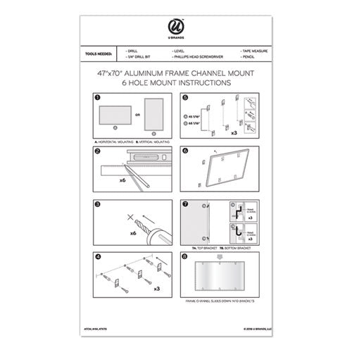 Pinit Magnetic Dry Erase Board, 72 X 48, White