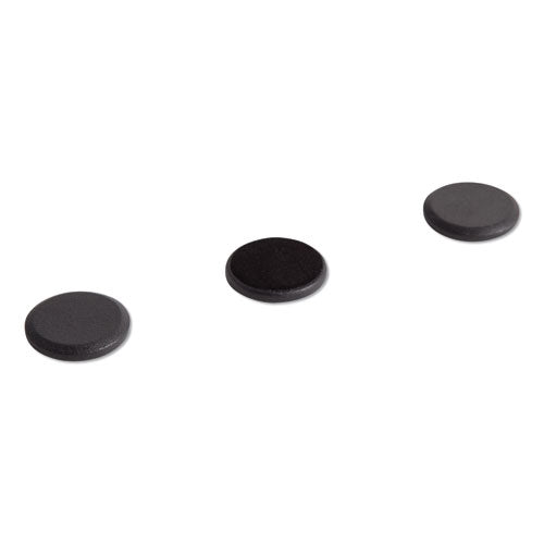 High Energy Magnets, Circle, Black, 1.25" Dia, 8-pack