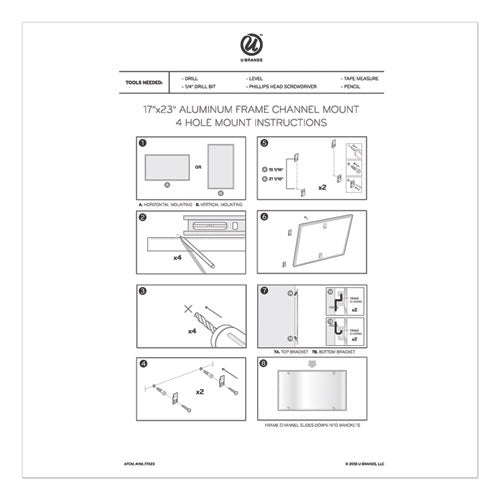 4n1 Magnetic Dry Erase Combo Board, 24 X 18, White-natural