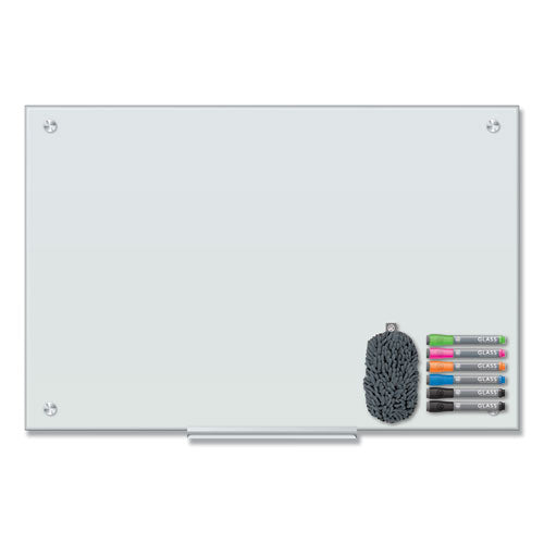 Magnetic Glass Dry Erase Board Value Pack, 72 X 36, White