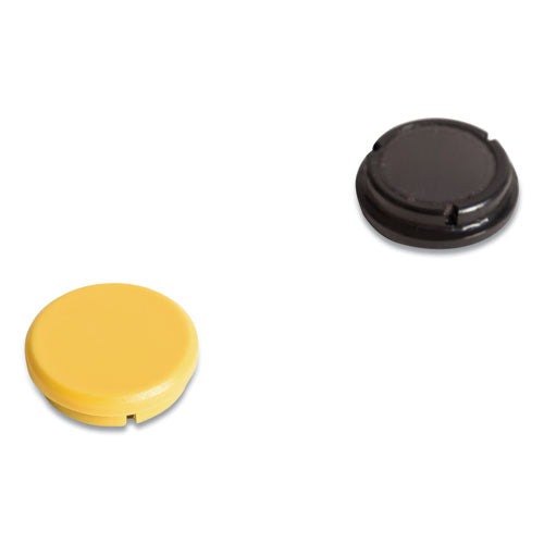 High-intensity Board Magnets, Circles, Assorted, 0.75", 10-pack